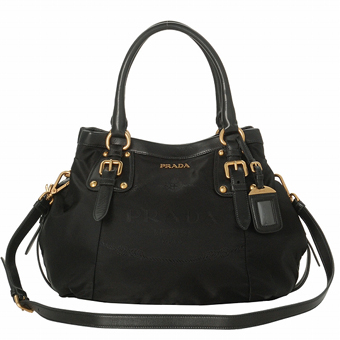 PRADA プラダ バッグ コピー NYLON JACQUARD NAPPA ハンドバッグ BR4559UWC002 ストラップ付き 台形【2013年春夏新作】